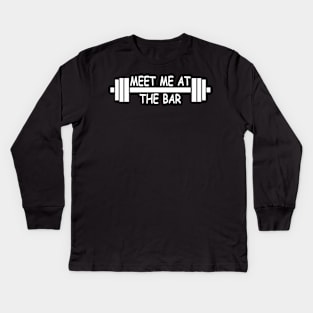 Meet Me at The Bar Kids Long Sleeve T-Shirt